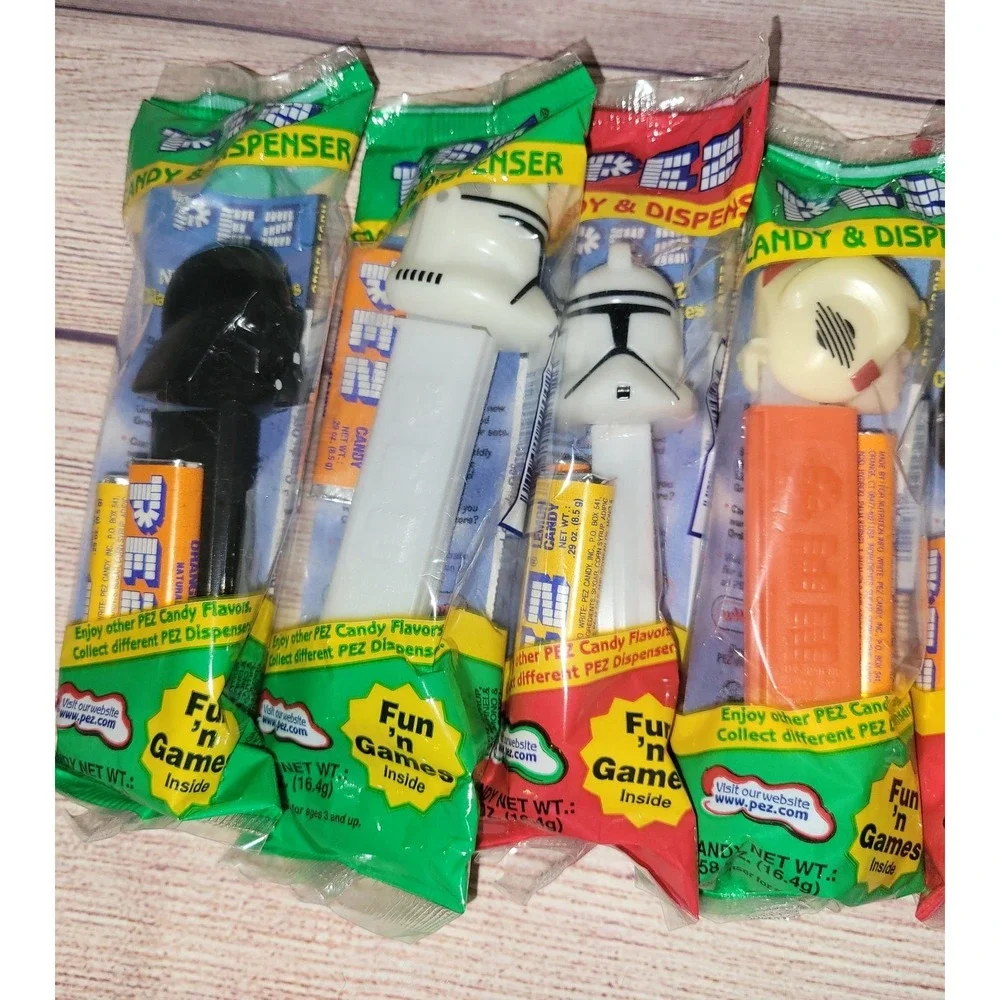 VTG Star Wars PEZ Dispenser Store Counter Display 9 Ct. Box. Open Box Sealed PEZ